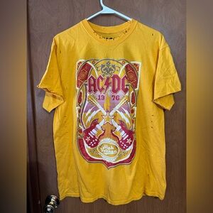 AC/DC Vintage Gold Graphic Tee